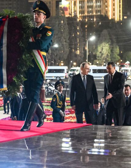 Государственный визит президента Владимира Путина в Таджикистан 