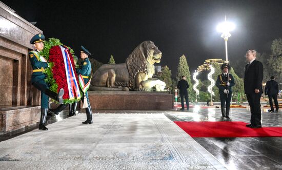 Государственный визит президента Владимира Путина в Таджикистан 