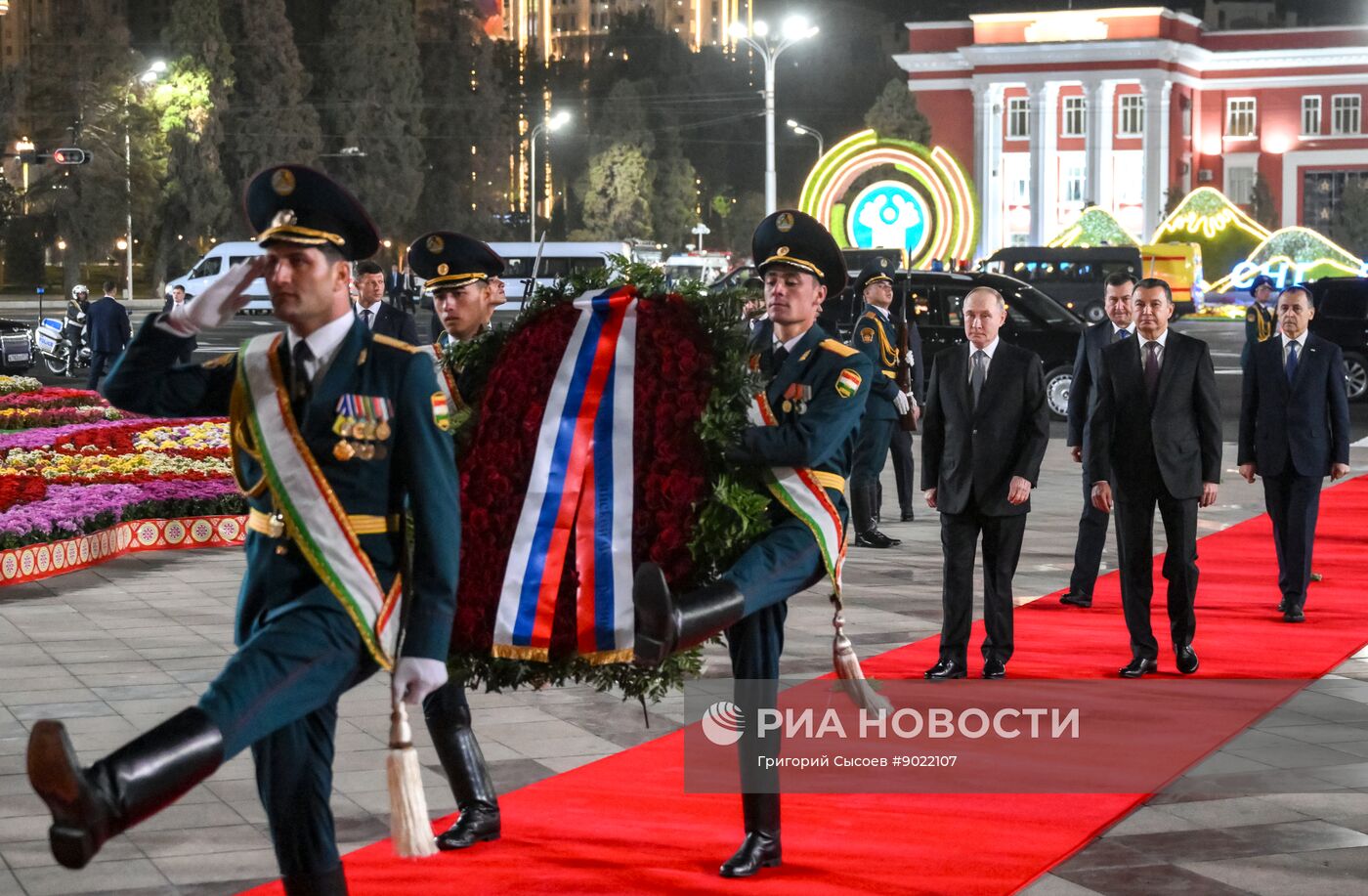 Государственный визит президента Владимира Путина в Таджикистан 