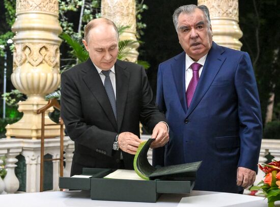 Государственный визит президента Владимира Путина в Таджикистан 