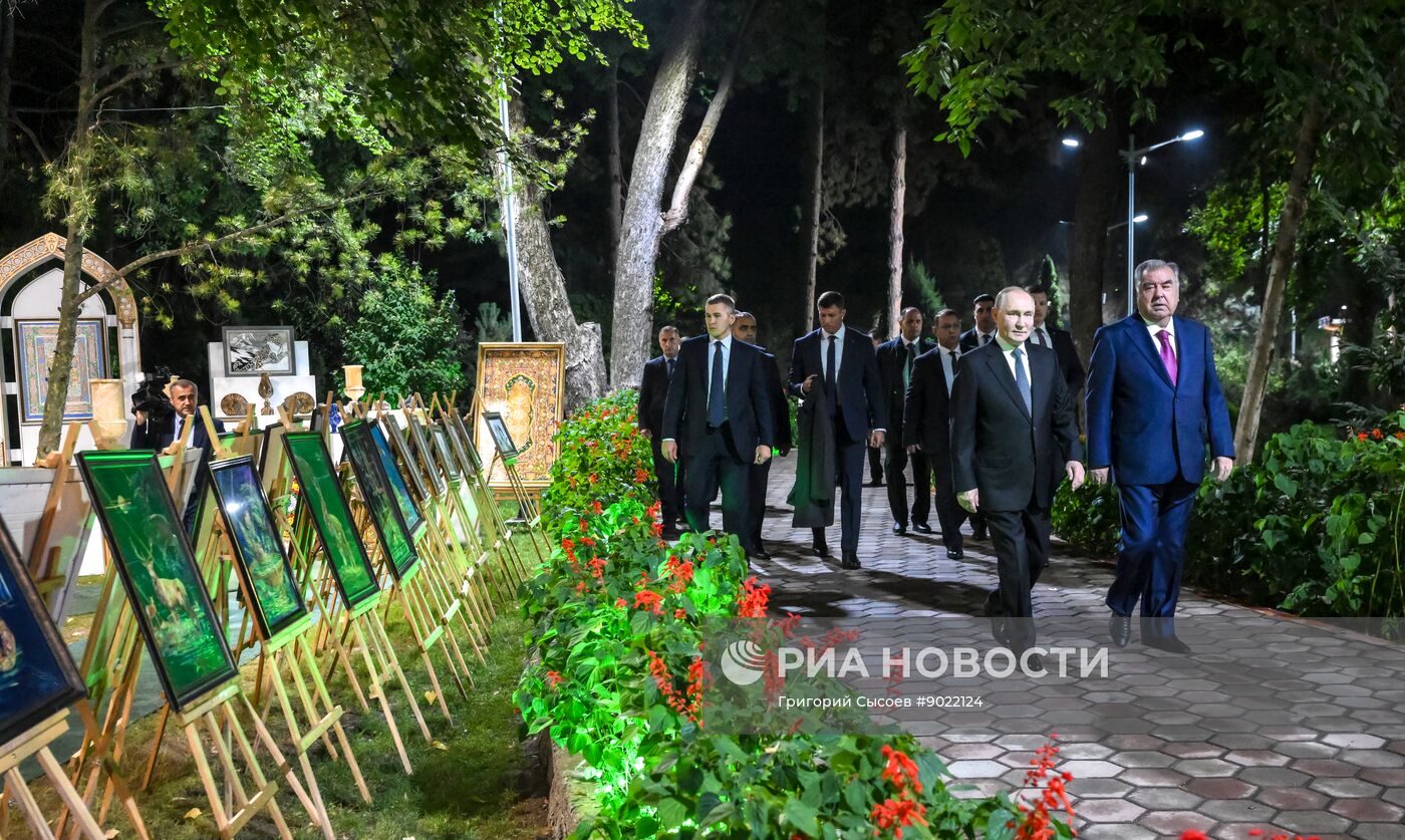 Государственный визит президента Владимира Путина в Таджикистан 