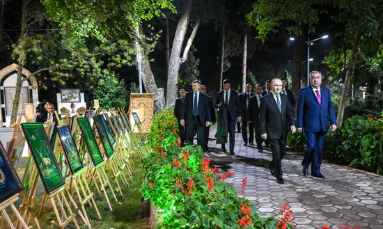 Государственный визит президента Владимира Путина в Таджикистан 