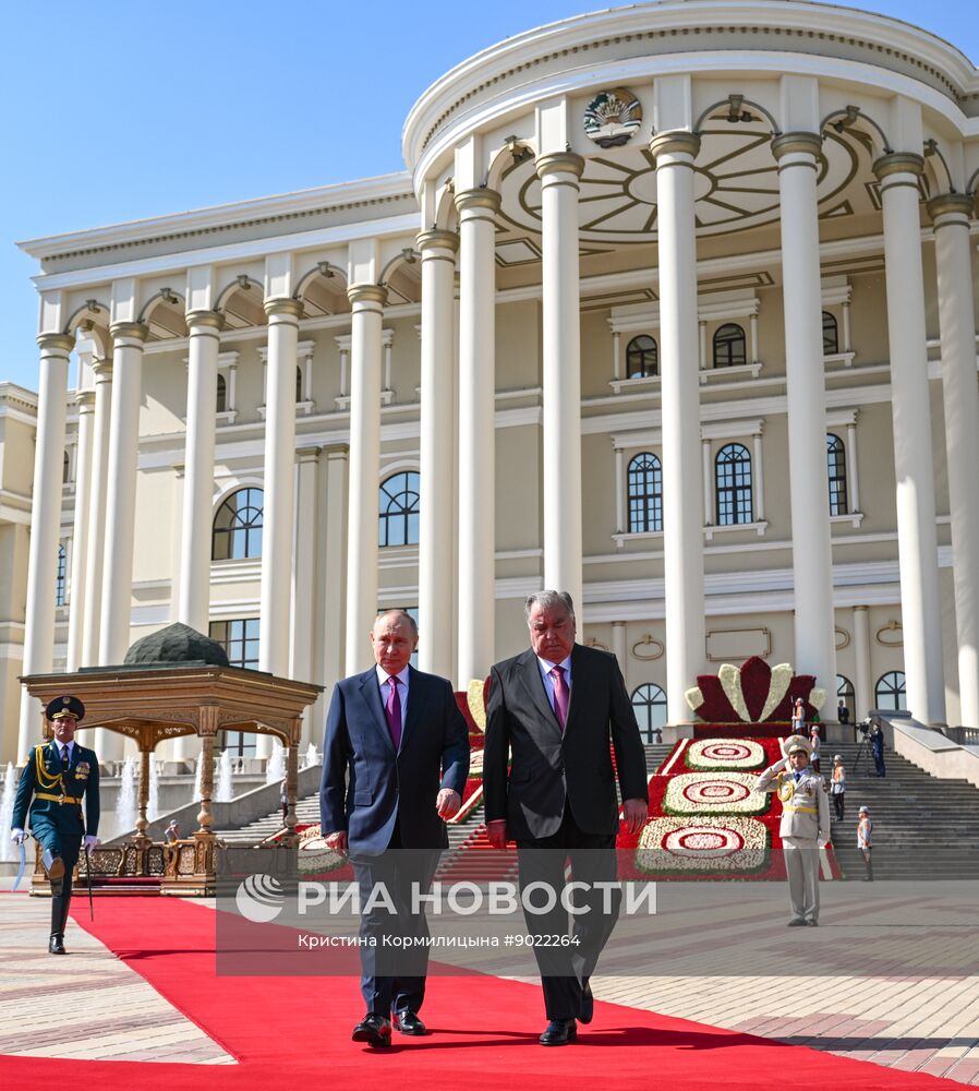 Государственный визит президента Владимира Путина в Таджикистан