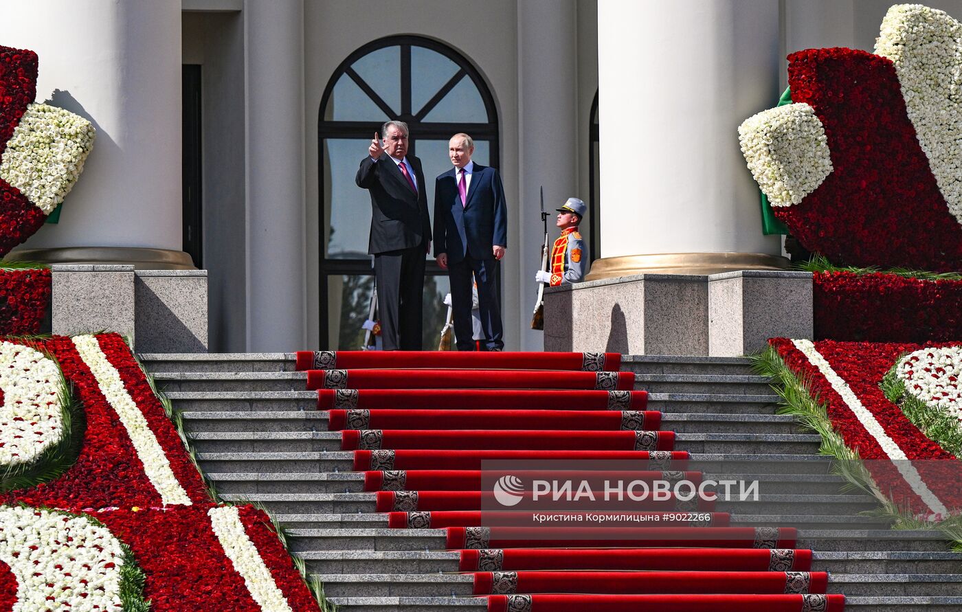 Государственный визит президента Владимира Путина в Таджикистан