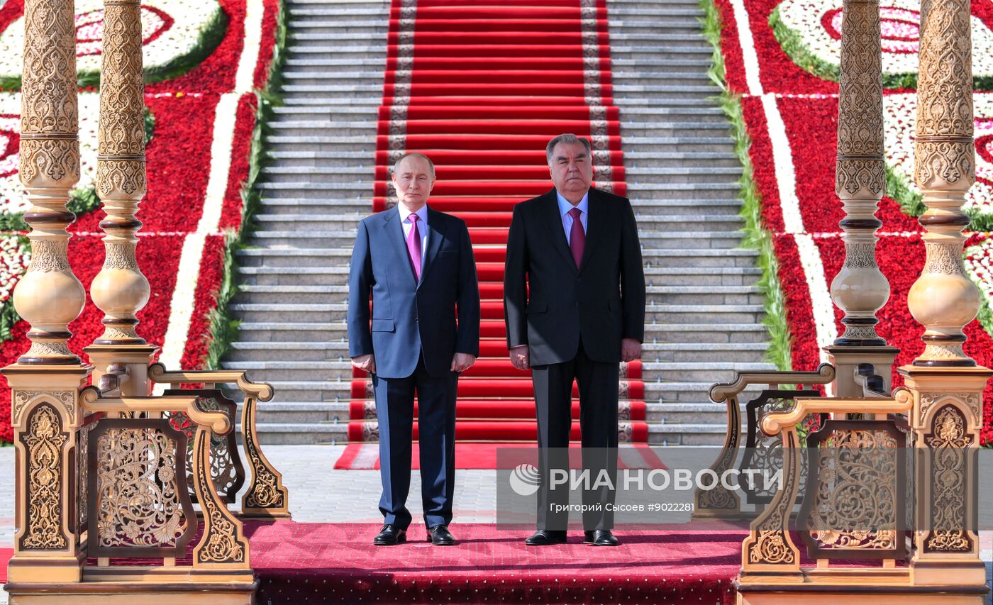 Государственный визит президента Владимира Путина в Таджикистан