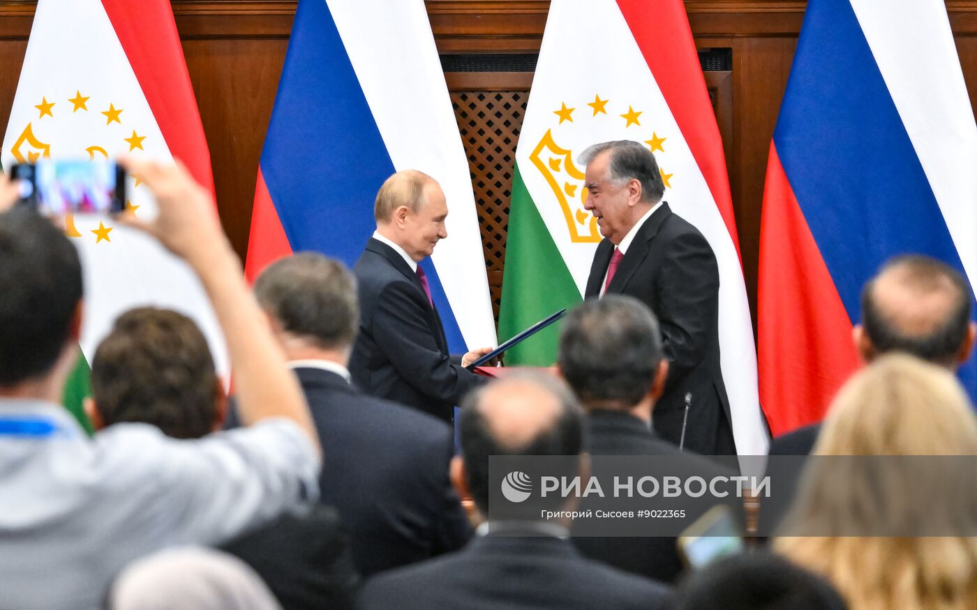 Государственный визит президента Владимира Путина в Таджикистан