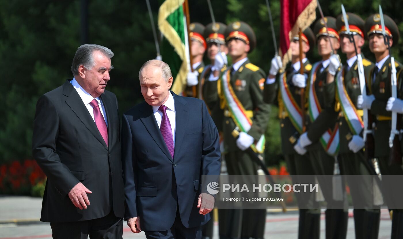 Государственный визит президента Владимира Путина в Таджикистан