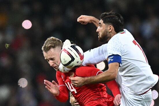 Футбол. Товарищеский матч. Россия - Иран