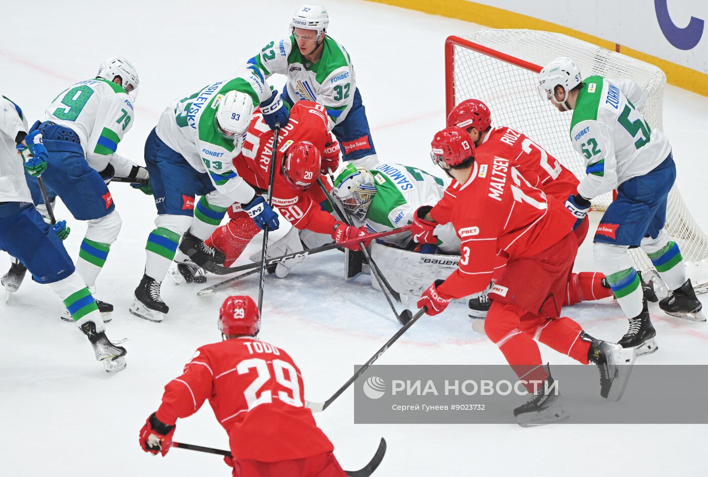 Хоккей. КХЛ. "Спартак" (Москва) - "Салават Юлаев" (Уфа)