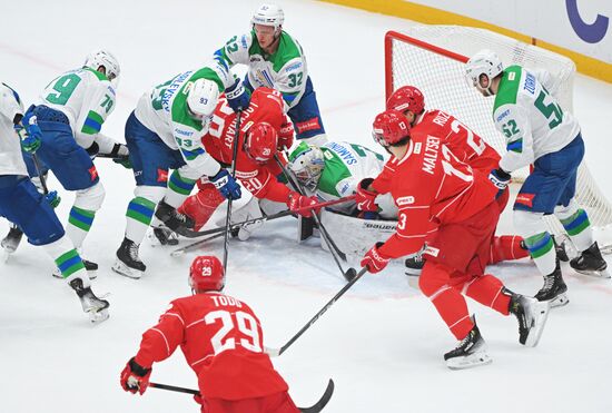 Хоккей. КХЛ. "Спартак" (Москва) - "Салават Юлаев" (Уфа)