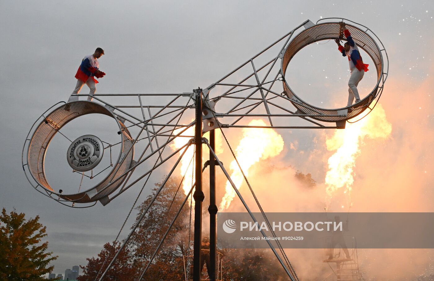Закрытие сезона мотоклубом "Ночные Волки" 