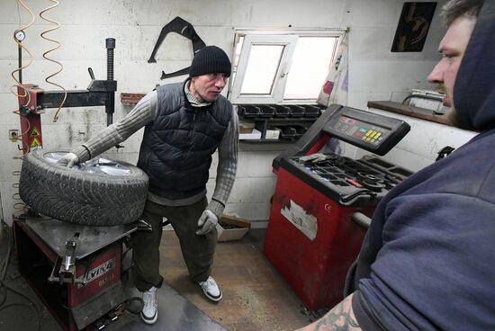 Сезонный шиномонтаж в Красноярске