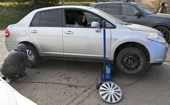 Сезонный шиномонтаж в Красноярске