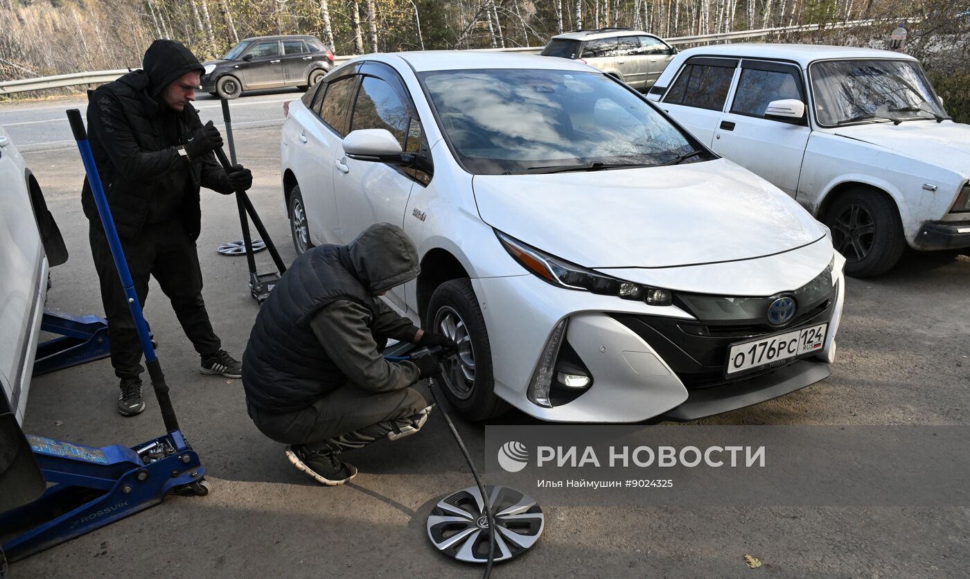 Сезонный шиномонтаж в Красноярске