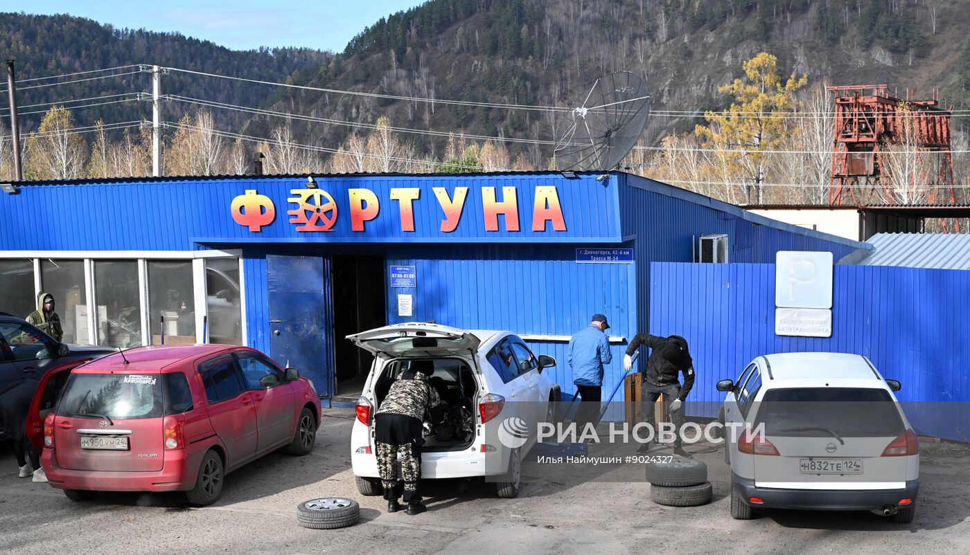 Сезонный шиномонтаж в Красноярске