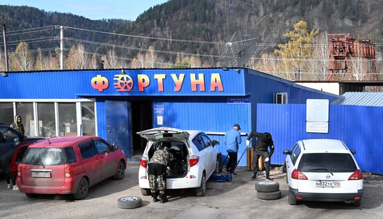 Сезонный шиномонтаж в Красноярске