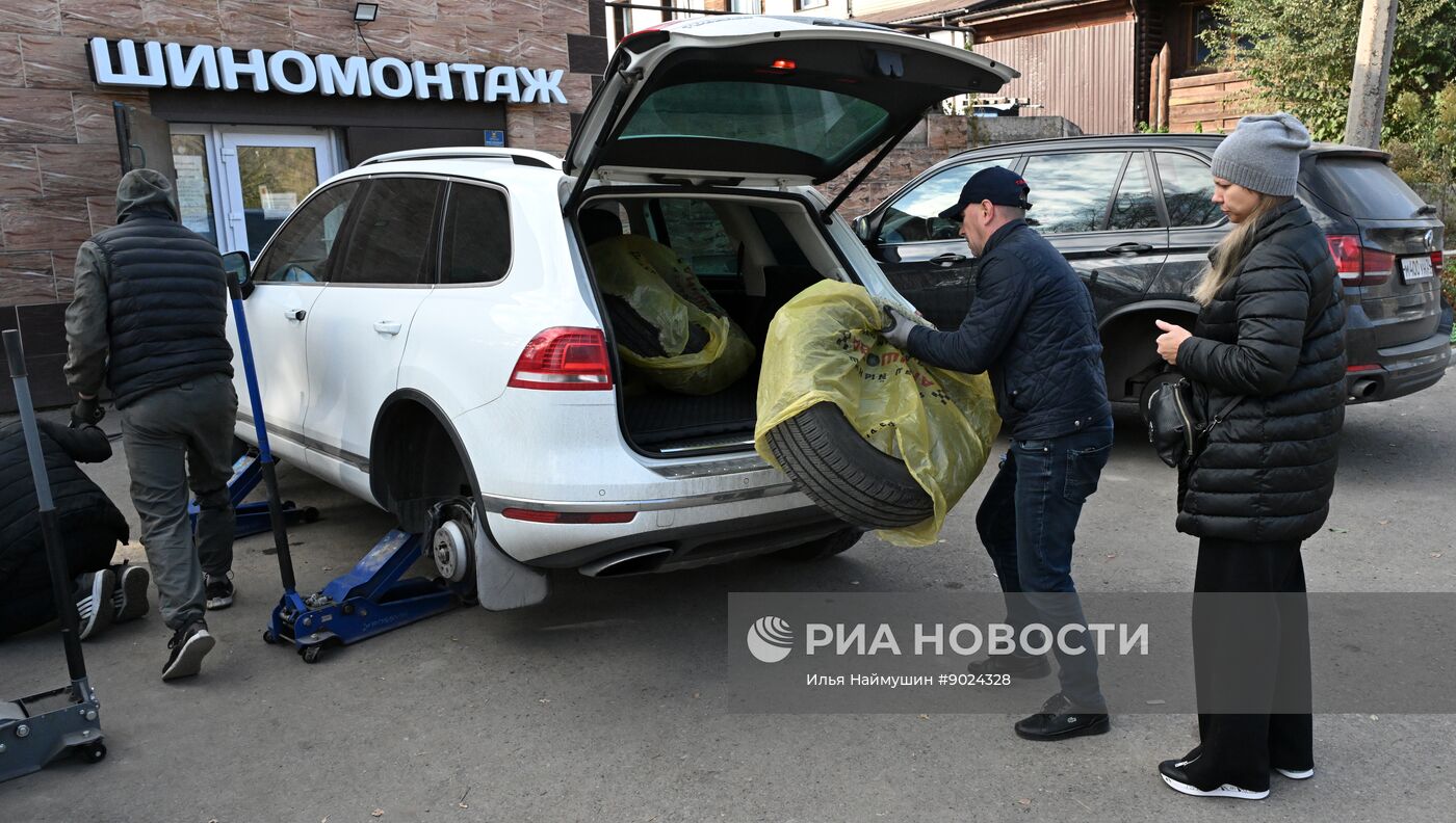 Сезонный шиномонтаж в Красноярске