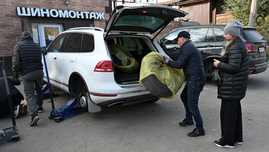 Сезонный шиномонтаж в Красноярске