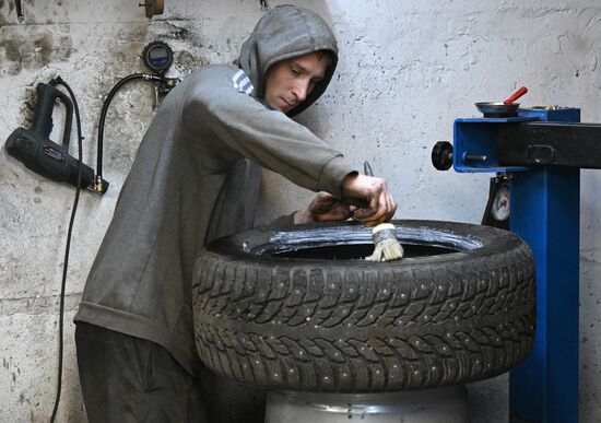 Сезонный шиномонтаж в Красноярске