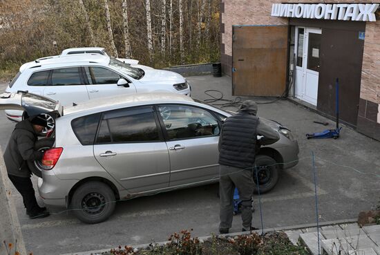 Сезонный шиномонтаж в Красноярске