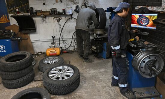 Сезонный шиномонтаж в Красноярске
