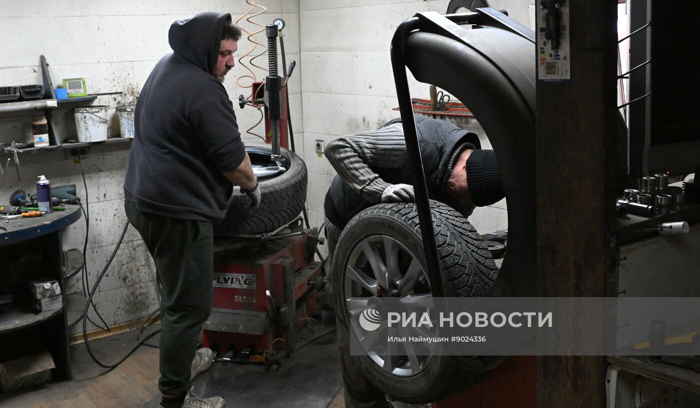 Сезонный шиномонтаж в Красноярске