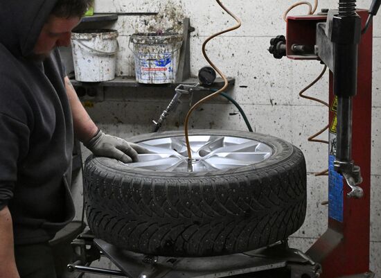 Сезонный шиномонтаж в Красноярске