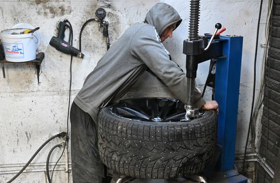 Сезонный шиномонтаж в Красноярске