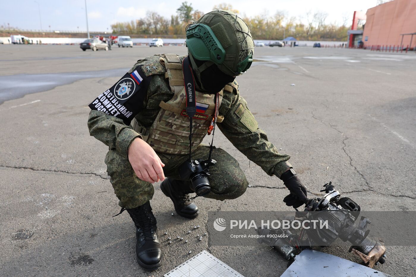 Последствия удара со стороны ВСУ по ТЦ "Сигма" в Донецке