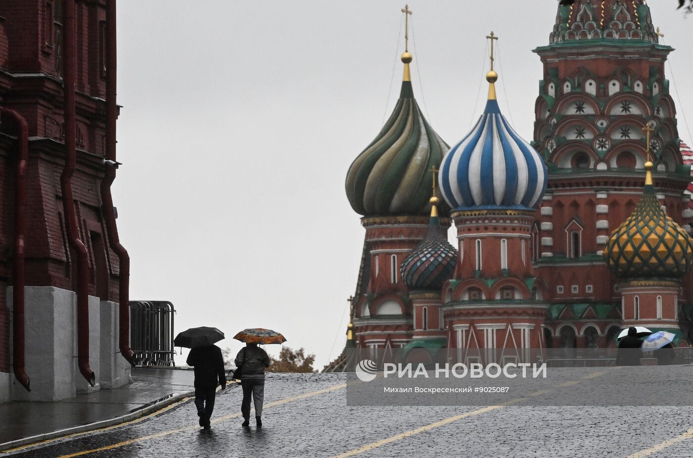 Дождливая погода в Москве