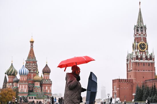 Дождливая погода в Москве