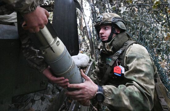 Боевая работа экипажа танка Т-72 группировки войск "Центр" в зоне СВО