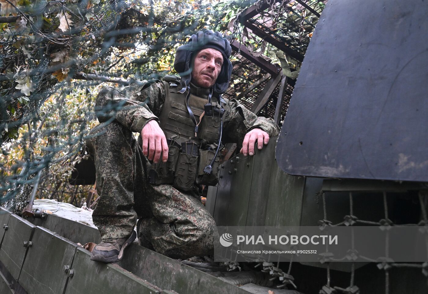 Боевая работа экипажа танка Т-72 группировки войск "Центр" в зоне СВО