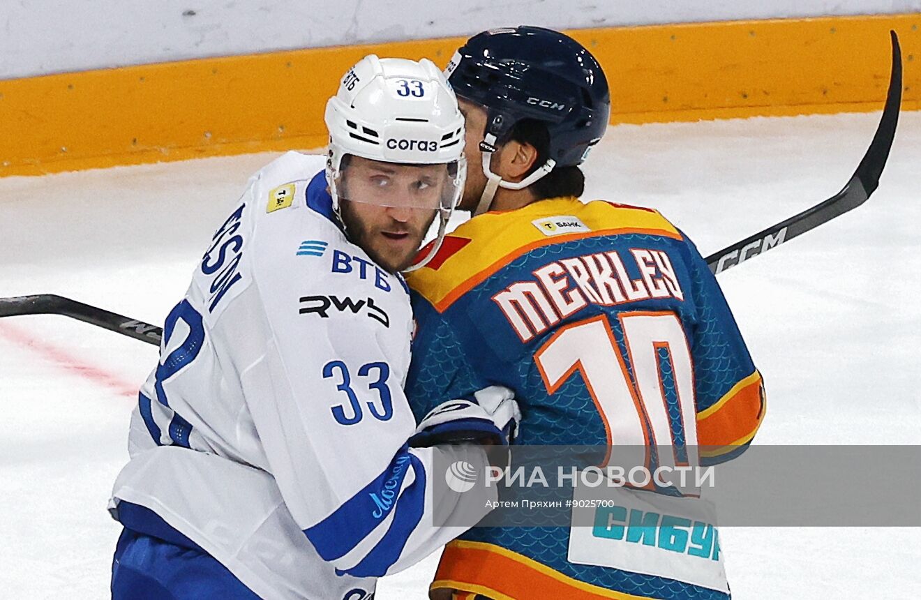 Хоккей. КХЛ. "Драконы" (Шанхай) - "Динамо" (Москва)