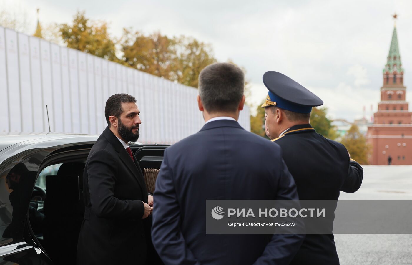 Встреча президента Владимира Путина и президента Сирии Ахмеда аш-Шараа