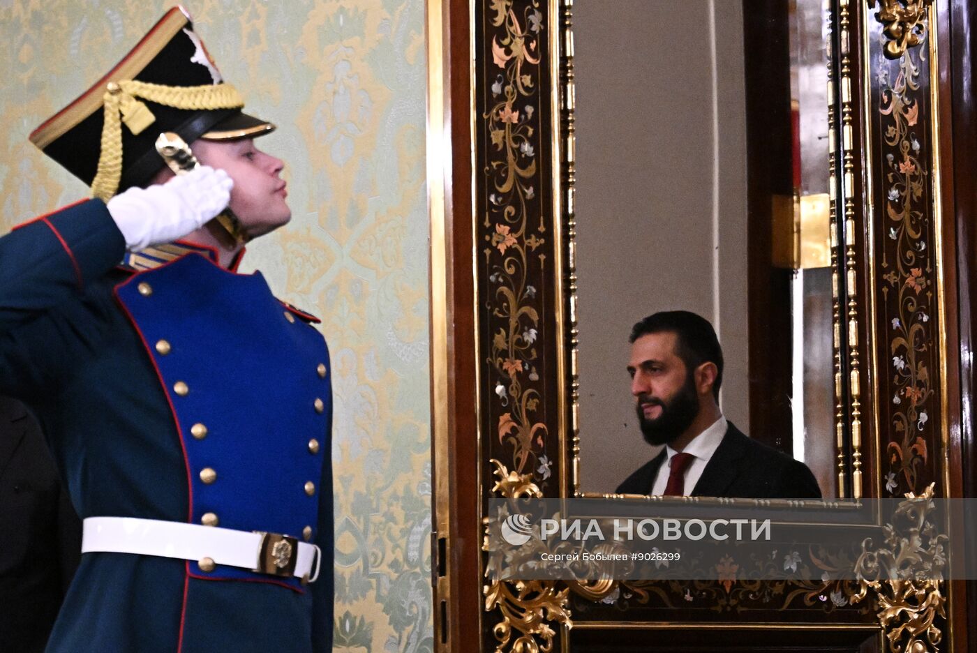 Встреча президента Владимира Путина и президента Сирии Ахмеда аш-Шараа