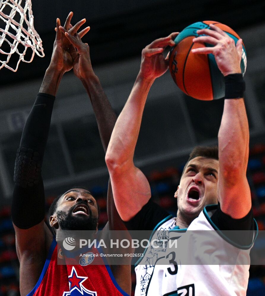 Баскетбол. Единая лига ВТБ. ЦСКА (Москва) - "Пари НН" (Нижний Новгород)