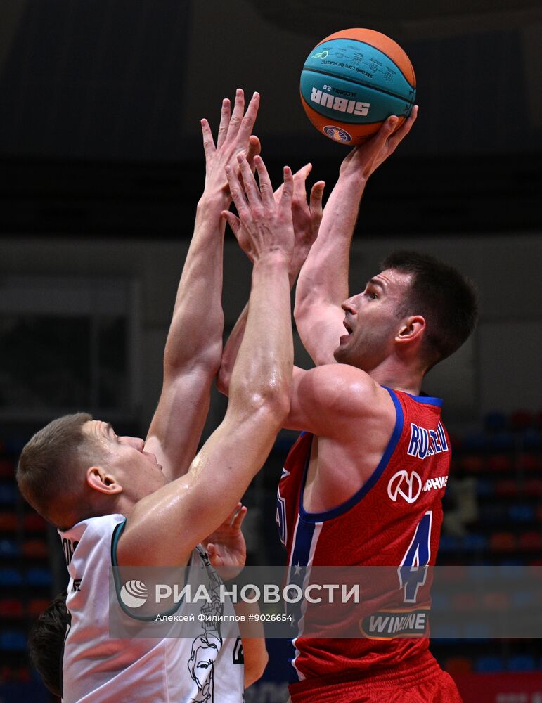 Баскетбол. Единая лига ВТБ. ЦСКА (Москва) - "Пари НН" (Нижний Новгород)