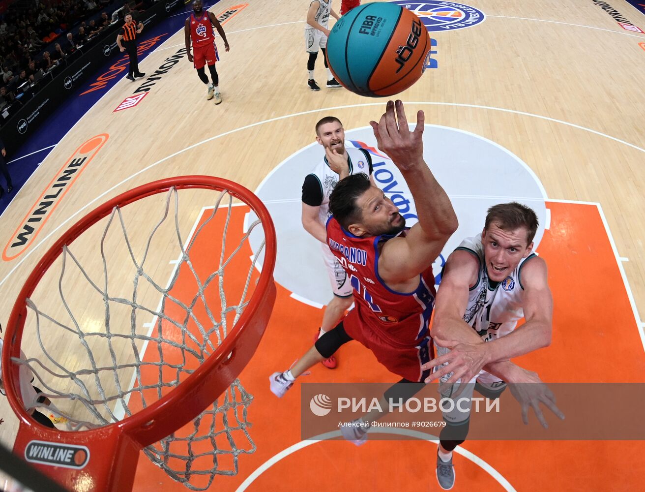 Баскетбол. Единая лига ВТБ. ЦСКА (Москва) - "Пари НН" (Нижний Новгород)