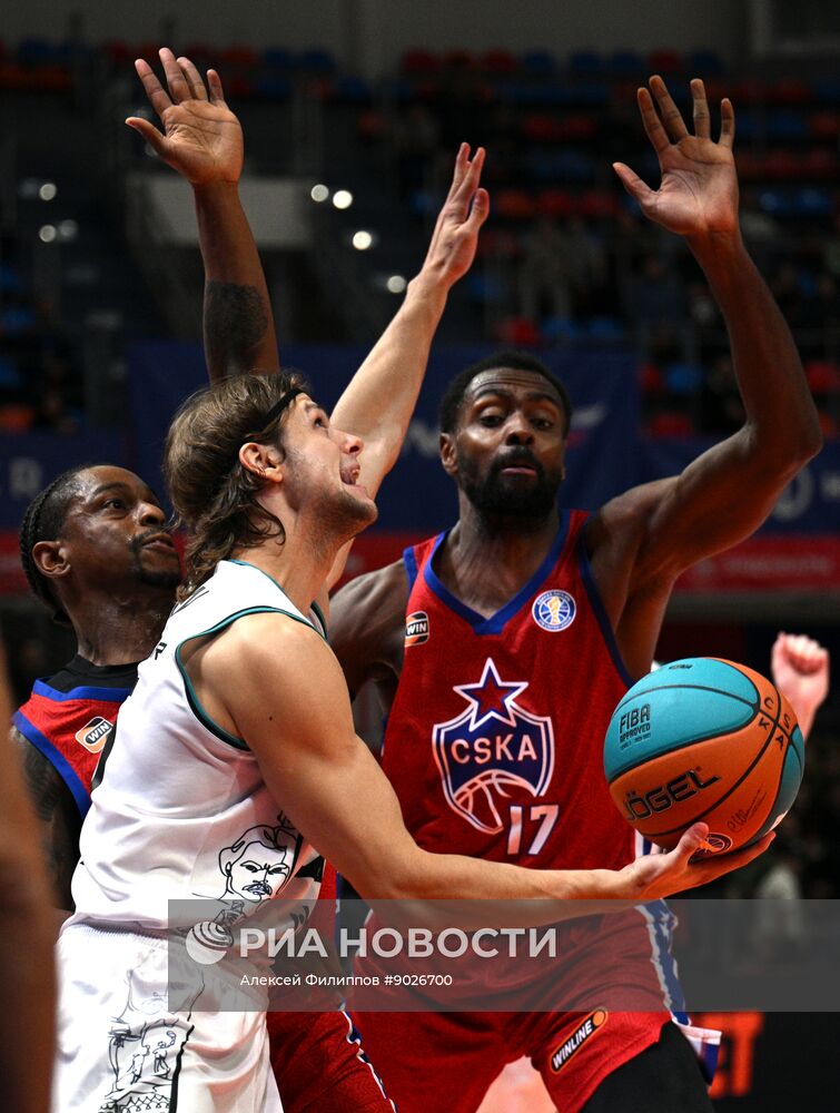 Баскетбол. Единая лига ВТБ. ЦСКА (Москва) - "Пари НН" (Нижний Новгород)