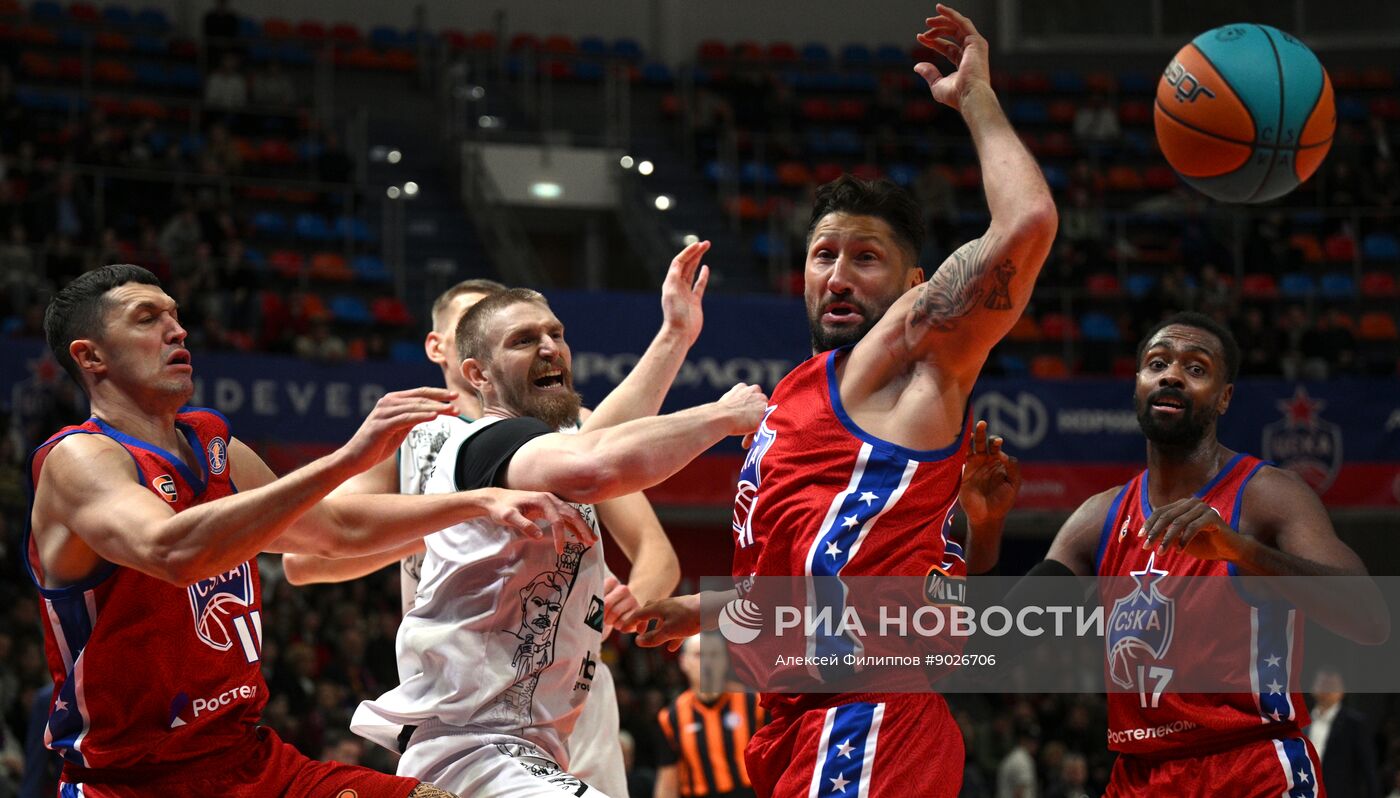 Баскетбол. Единая лига ВТБ. ЦСКА (Москва) - "Пари НН" (Нижний Новгород)