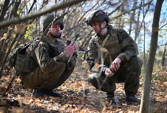 Боевая работа расчетов БПЛА группировки "Центр"