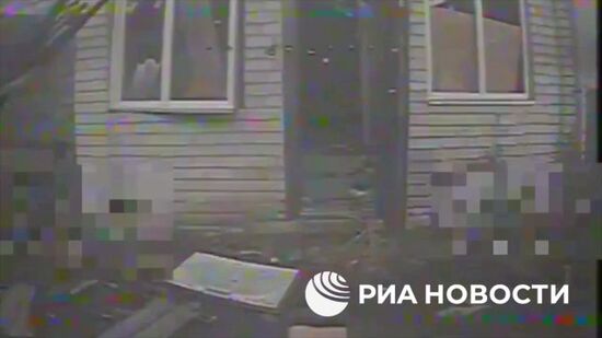 Уничтожение снайпера ВСУ, скрывавшегося в разрушенном доме