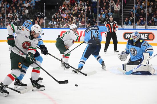 Хоккей. КХЛ. "Сибирь" (Новосибирск)  - "Ак Барс" (Казань)