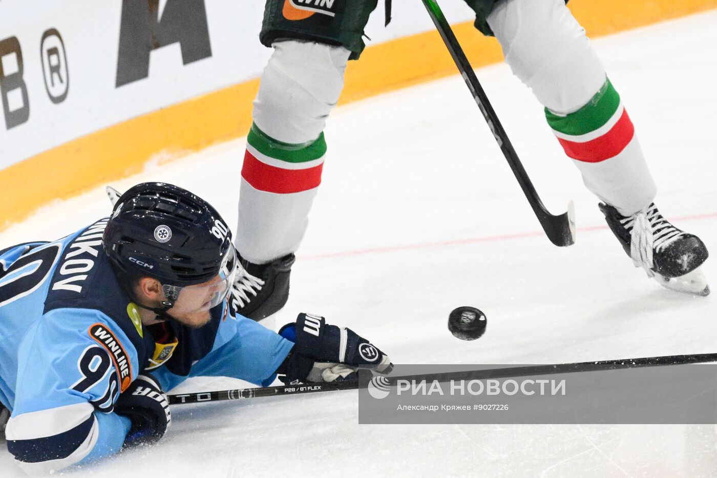 Хоккей. КХЛ. "Сибирь" (Новосибирск) - "Ак Барс" (Казань)