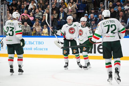 Хоккей. КХЛ. "Сибирь" (Новосибирск)  - "Ак Барс" (Казань)