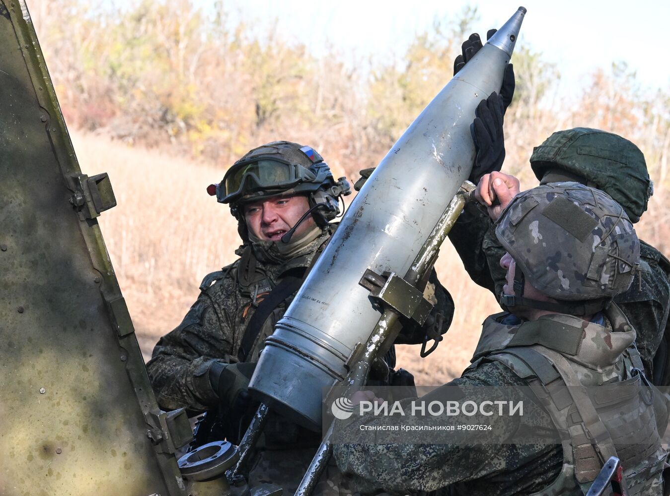 Боевая работа САУ "Малка" группировки "Центр"