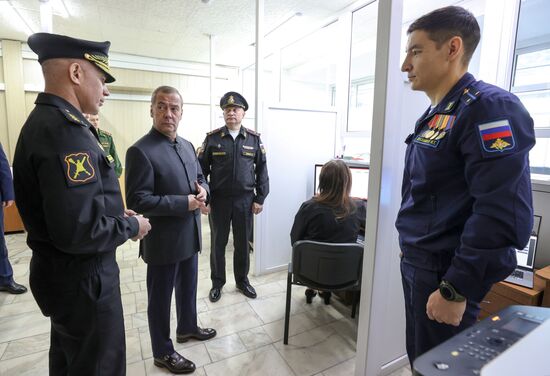 Рабочая поездка зампреда Совбеза РФ Дмитрия Медведева в Южный федеральный округ