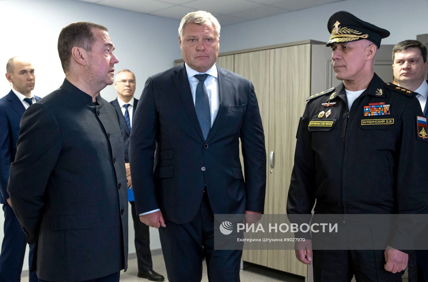 Рабочая поездка зампреда Совбеза РФ Дмитрия Медведева в Южный федеральный округ