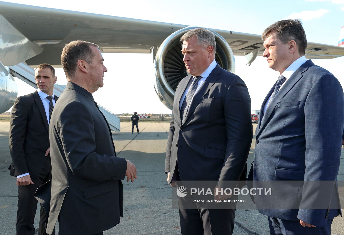 Рабочая поездка зампреда Совбеза РФ Дмитрия Медведева в Южный федеральный округ